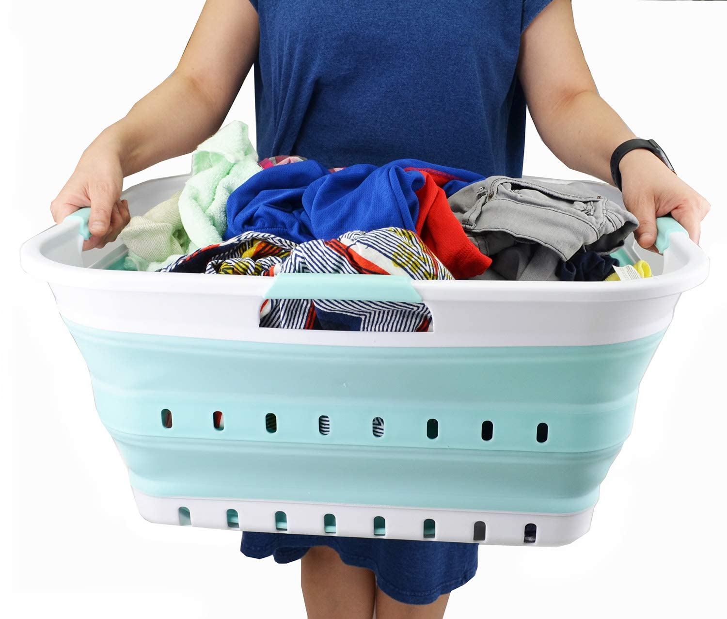SAMMART 42L dimensions label helps plan storage.