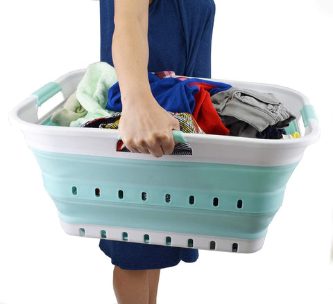 SAMMART 42L in car trunk for on the go organization.