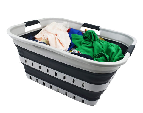 SAMMART 42L basket in car trunk for travel organization
