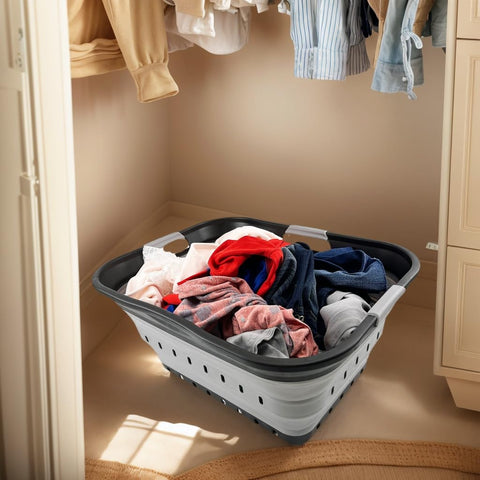 SAMMART 42L basket with comfort grip handles for effortless carrying.