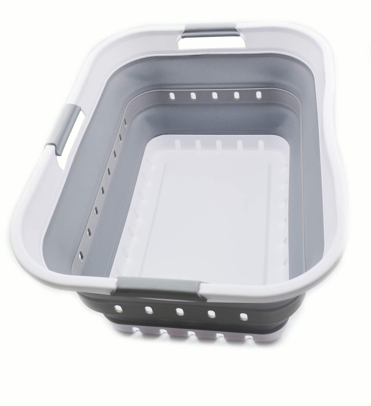 SAMMART 42L pop-up laundry basket opened for quick laundry tasks.