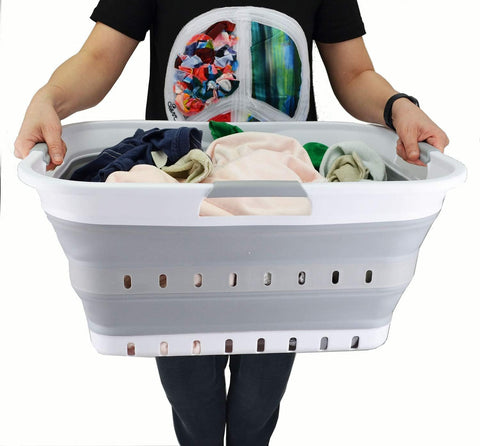 SAMMART 42L spacious capacity holds bulky items.