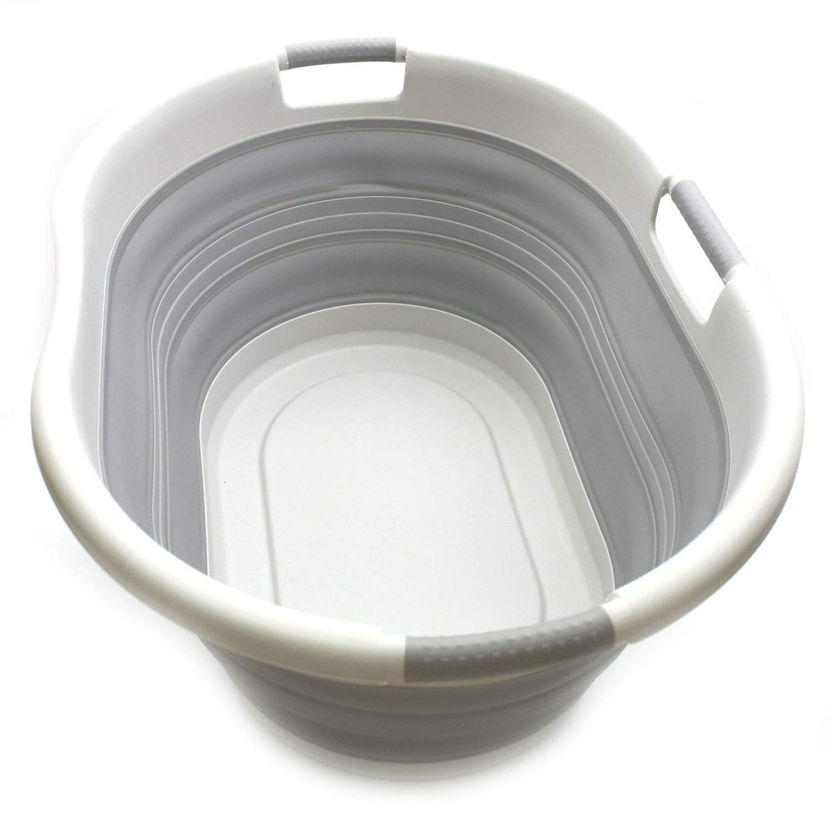 SAMMART 57L collapsible basket open design for quick laundry and space-saving transport.