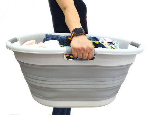 SAMMART 57L expanded dimensions accommodate large laundry loads.