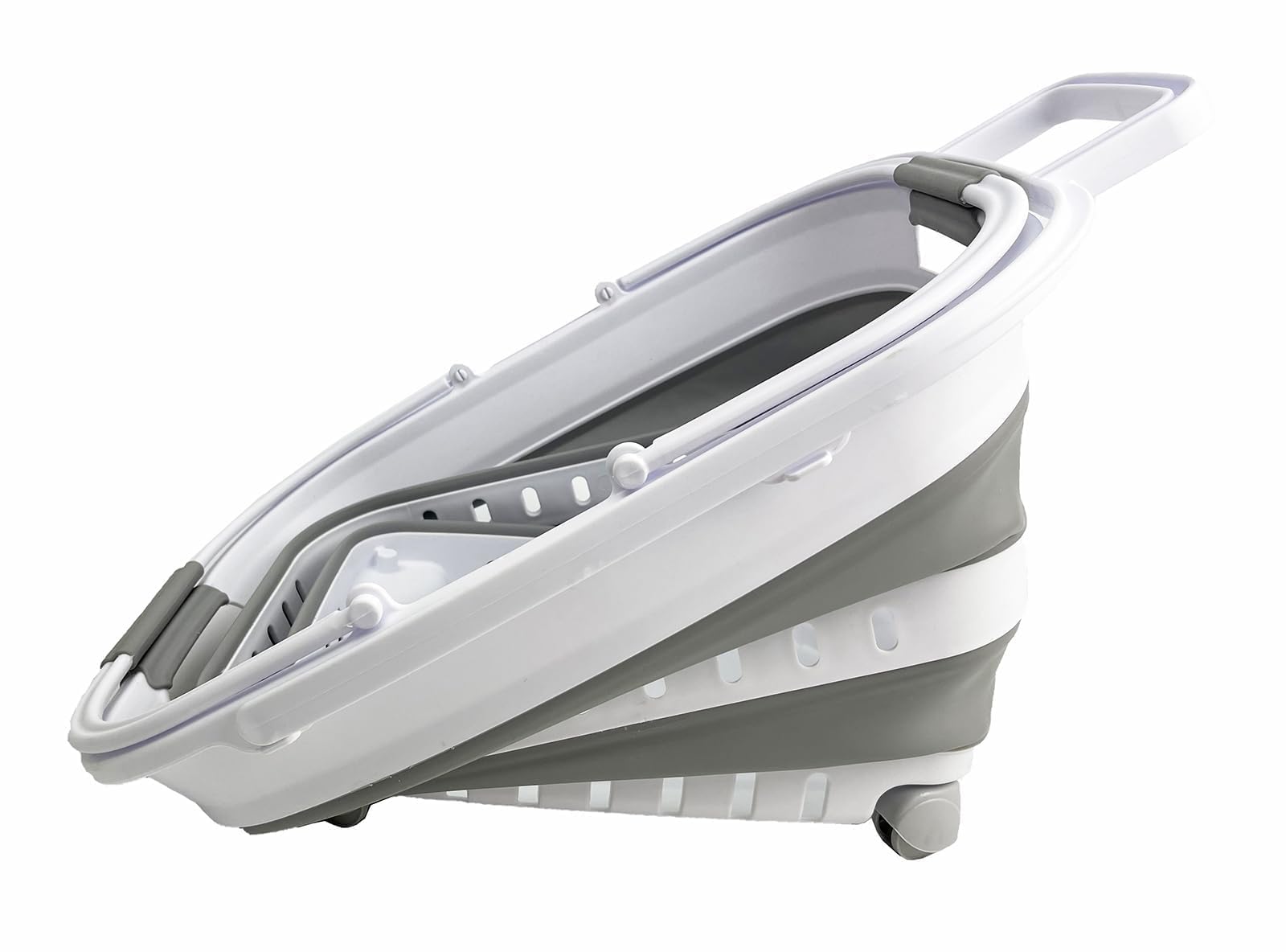 Sammart curved rim allows comfortable carrying from room to laundry.