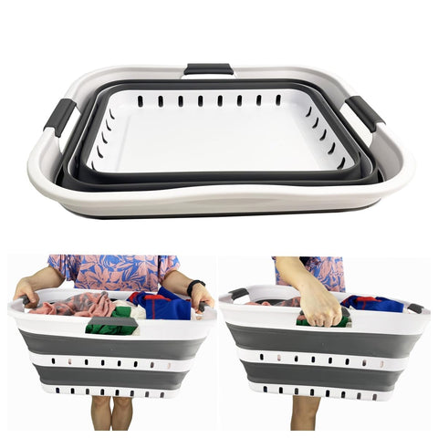 SAMMART versatile 42L basket for toy organization and laundry.