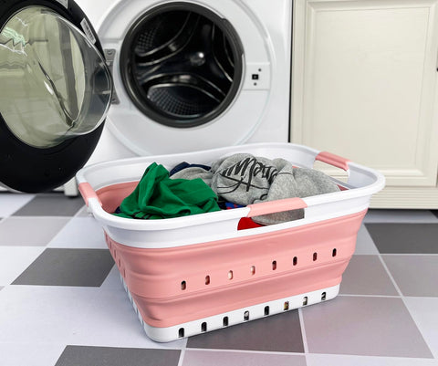 SAMMART trunk-storage friendly basket fits in car for on-the-go organization.