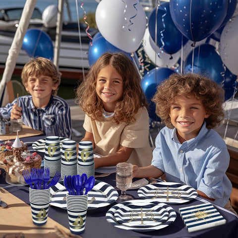 SamPartyShop Nautical tableware collection ties sea theme to celebration