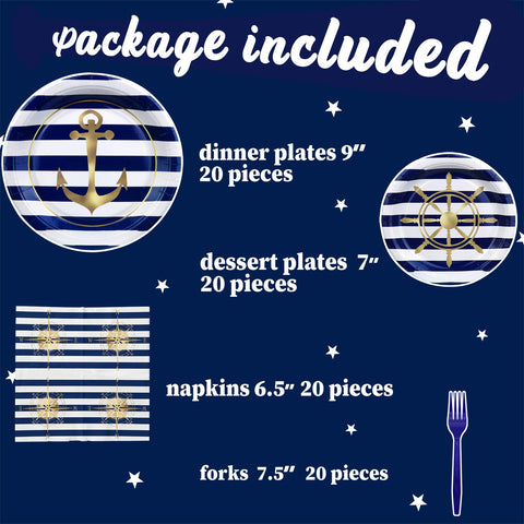 SamPartyShop Sail Boat napkins add texture for a cohesive nautical table