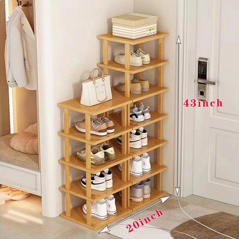 SAN HE corner placement highlights space-saving efficiency in small foyers.