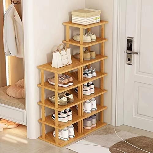 SAN HE bamboo rack demonstrates modular, stackable design for flexible spaces.