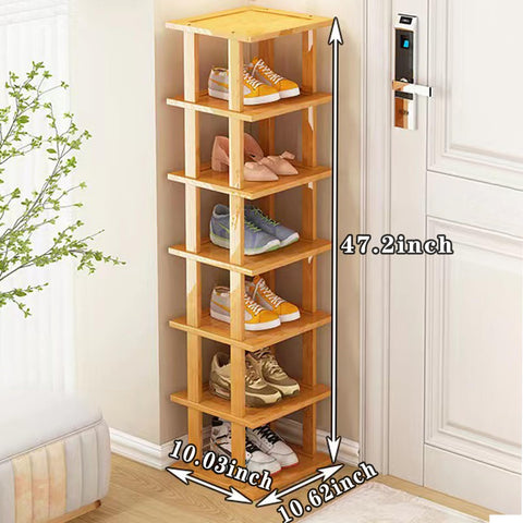 SAN HE 7-tier stackable design allows DIY customization under tables or wardrobes