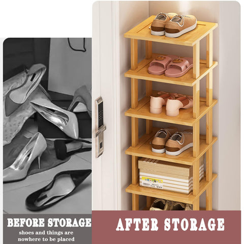 SAN HE shoe rack neatly stores slippers, sandals, boots, sneakers.
