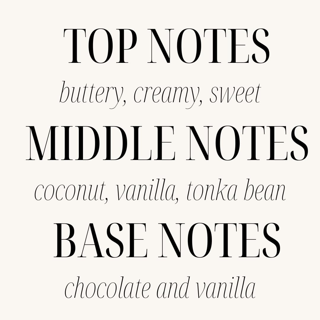Sand + Fog Vanilla coconut tonka notes promise warm, inviting aroma.