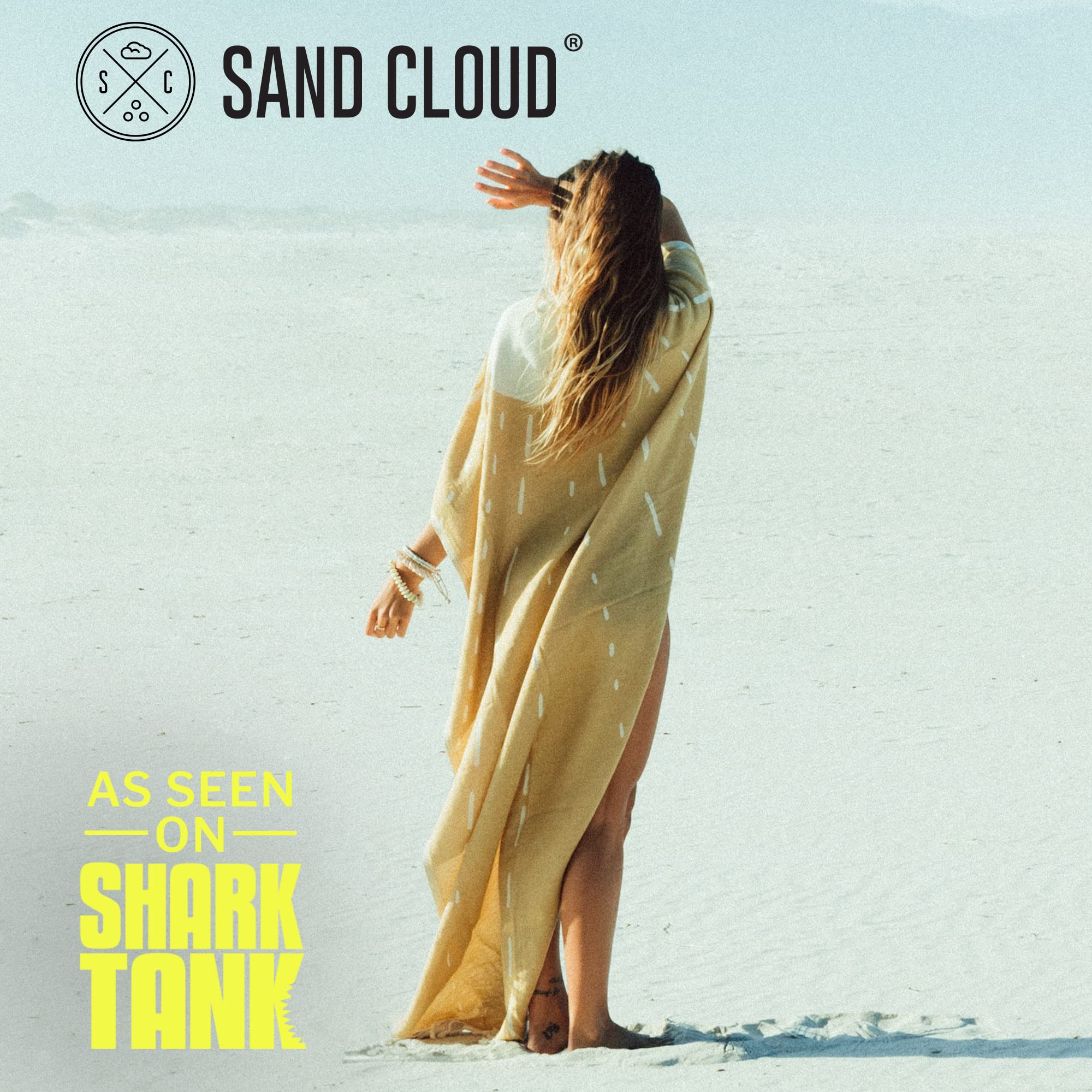 Sand Cloud Sunrise demonstrates fast-drying and sand-free properties after a swim
