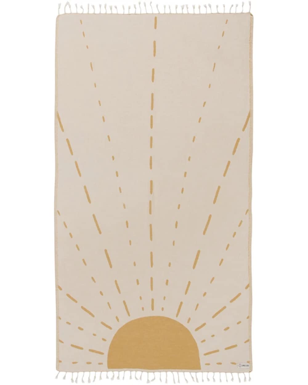Sand Cloud Sunrise towel on the beach for sun-ready lounging and sand-free comfort