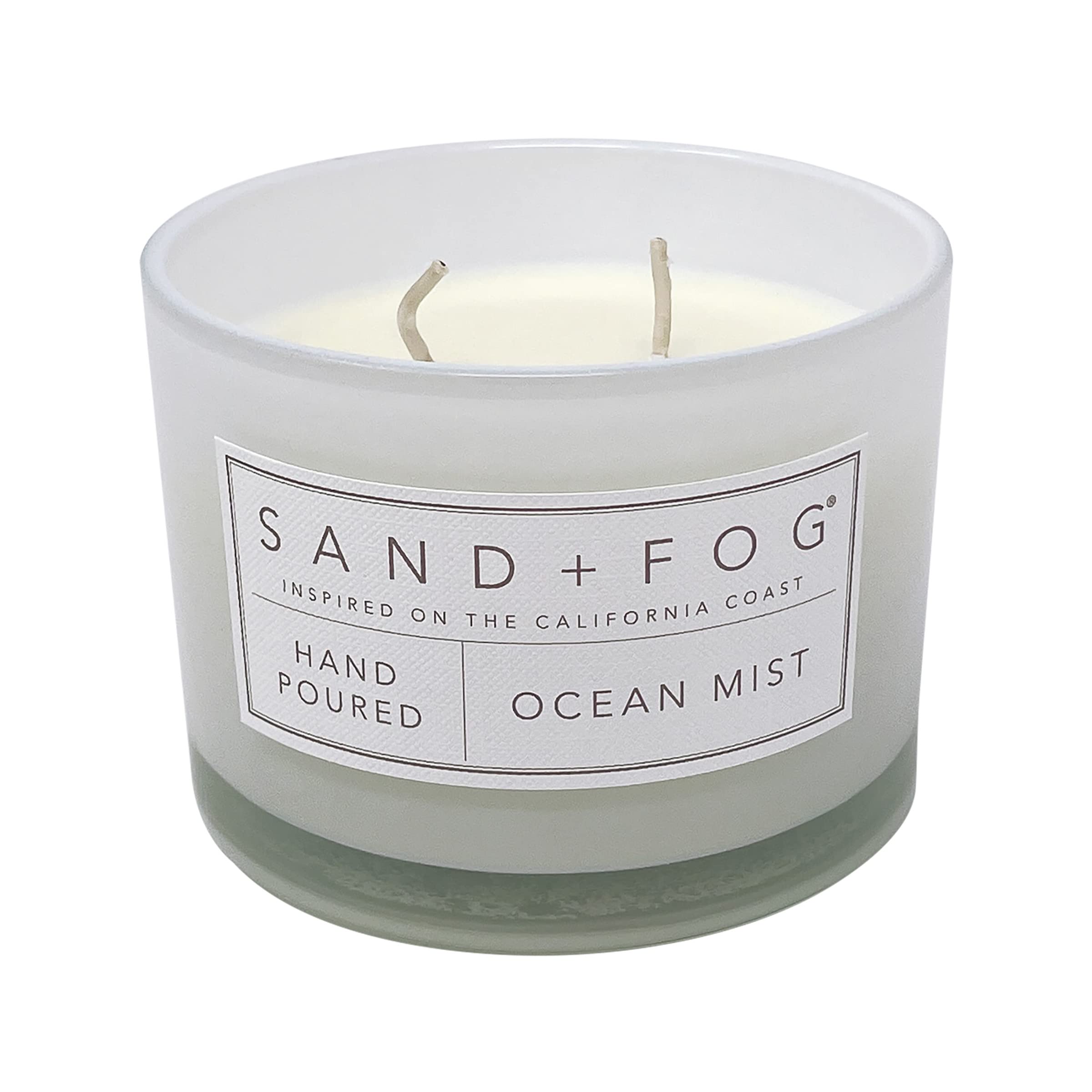 Sand + Fog Ocean Mist lid artwork adds decorative flair to living spaces