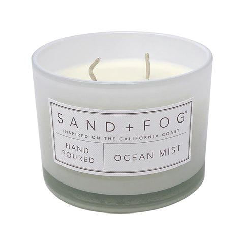 Sand + Fog Ocean Mist lid artwork adds decorative flair to living spaces