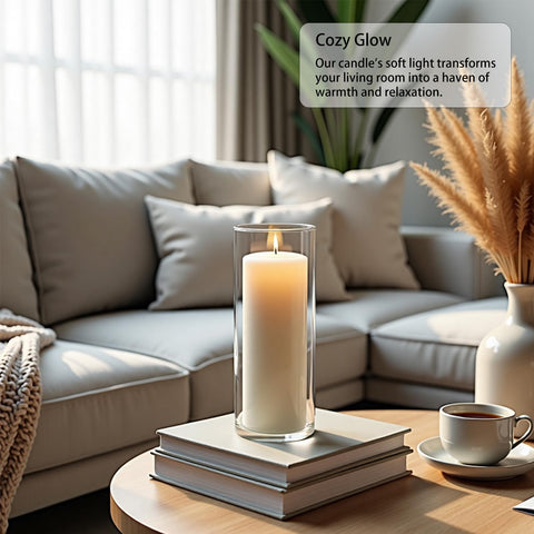 Sandraheer heat-resistant borosilicate glass for crystal-clear holders.