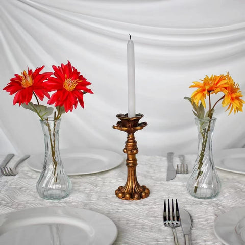 Sandraheer mini clear bud vase highlight single stems for subtle decor