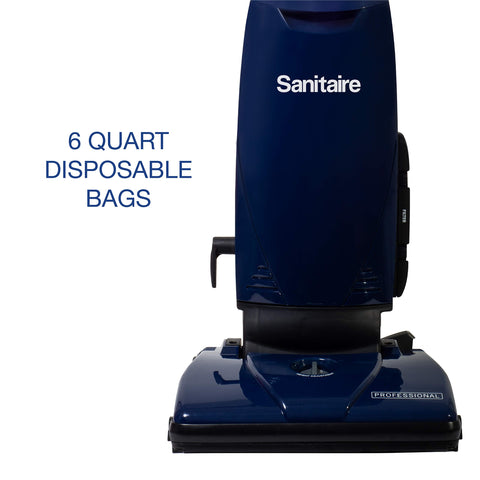 Sanitaire SL4110A with on-board tools ready for above-floor cleaning tasks