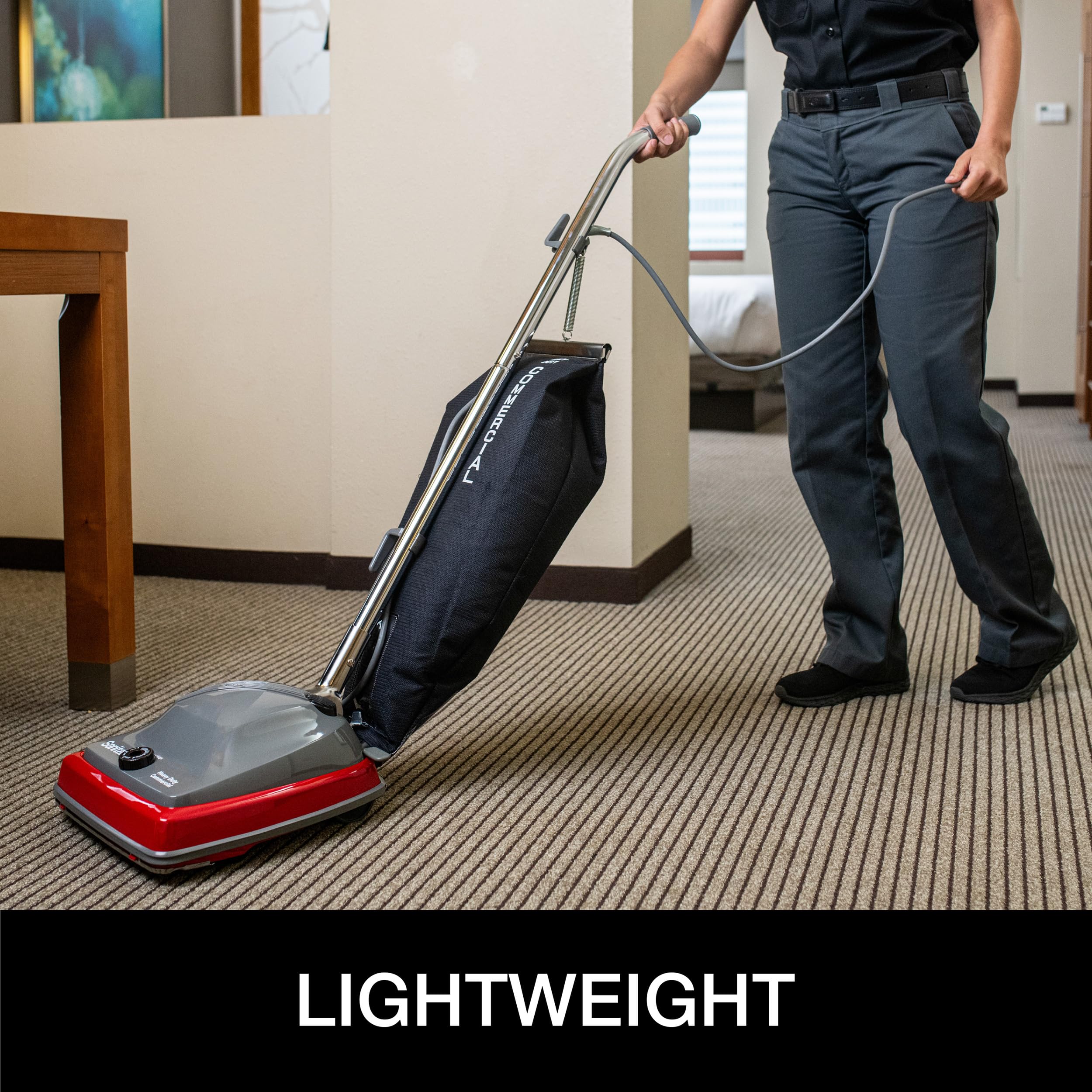 Sanitaire SC679K Tradition lightweight body ideal for rapid room-to-room moves