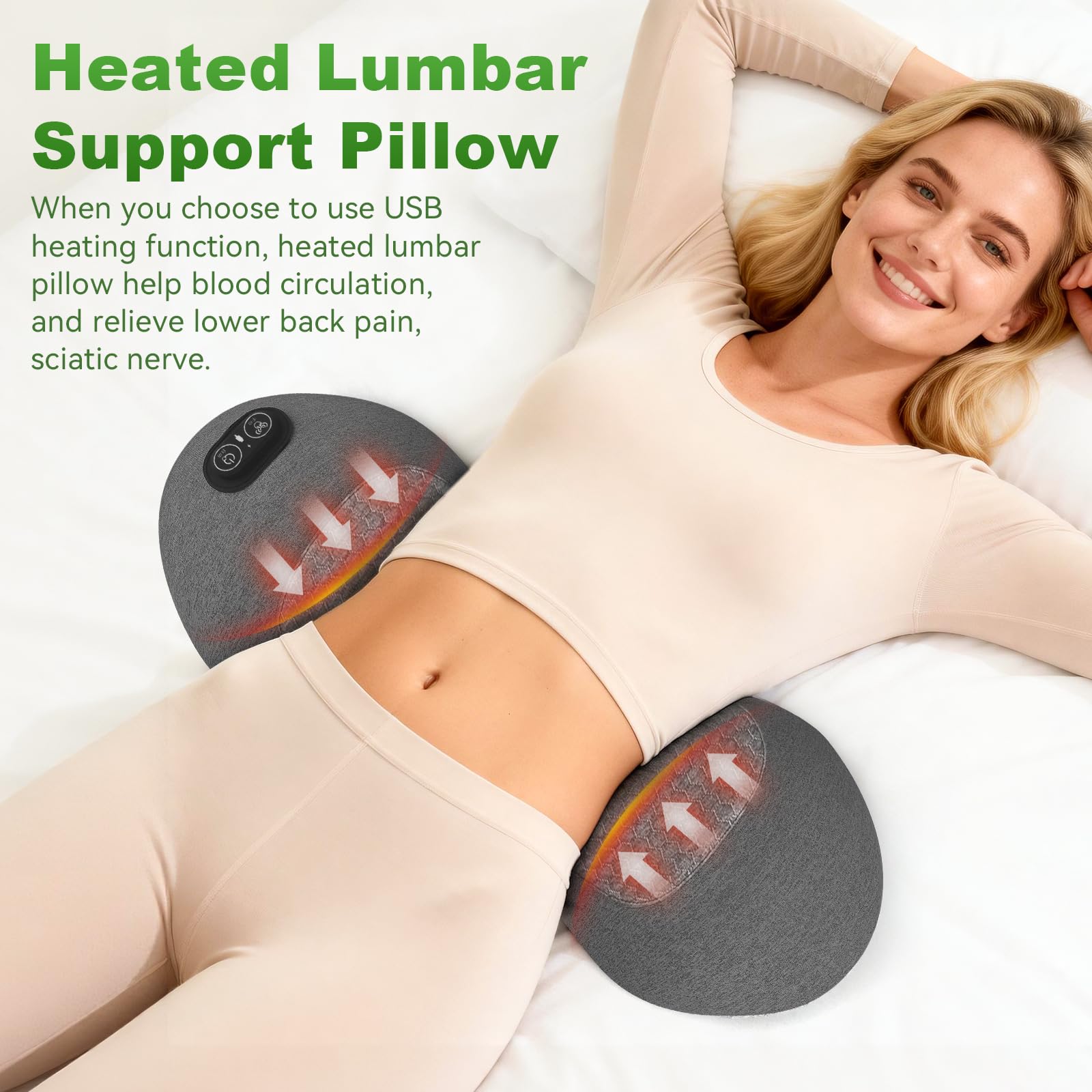 Dynamic airbag traction feature demonstrated for adjustable waist tension relief