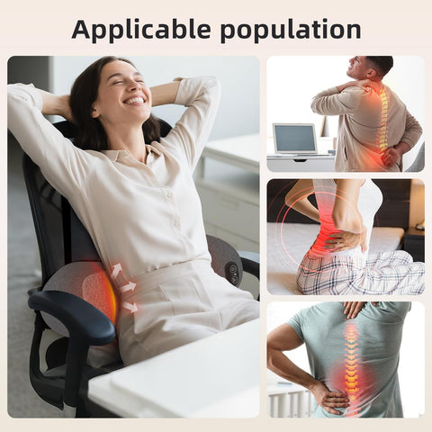 Sanivor plug-in lumbar massager requires power connection for operation.