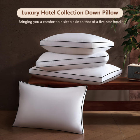 Sanivosily King 2-pack on bed demonstrates balanced support for side sleepers.
