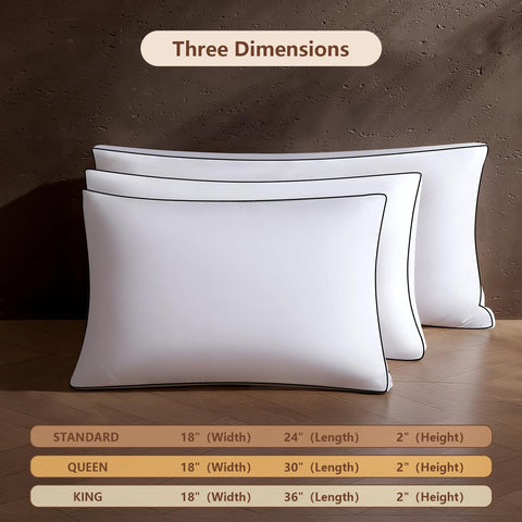 Sanivosily pillow in hotel-style packaging, ready for gifting.