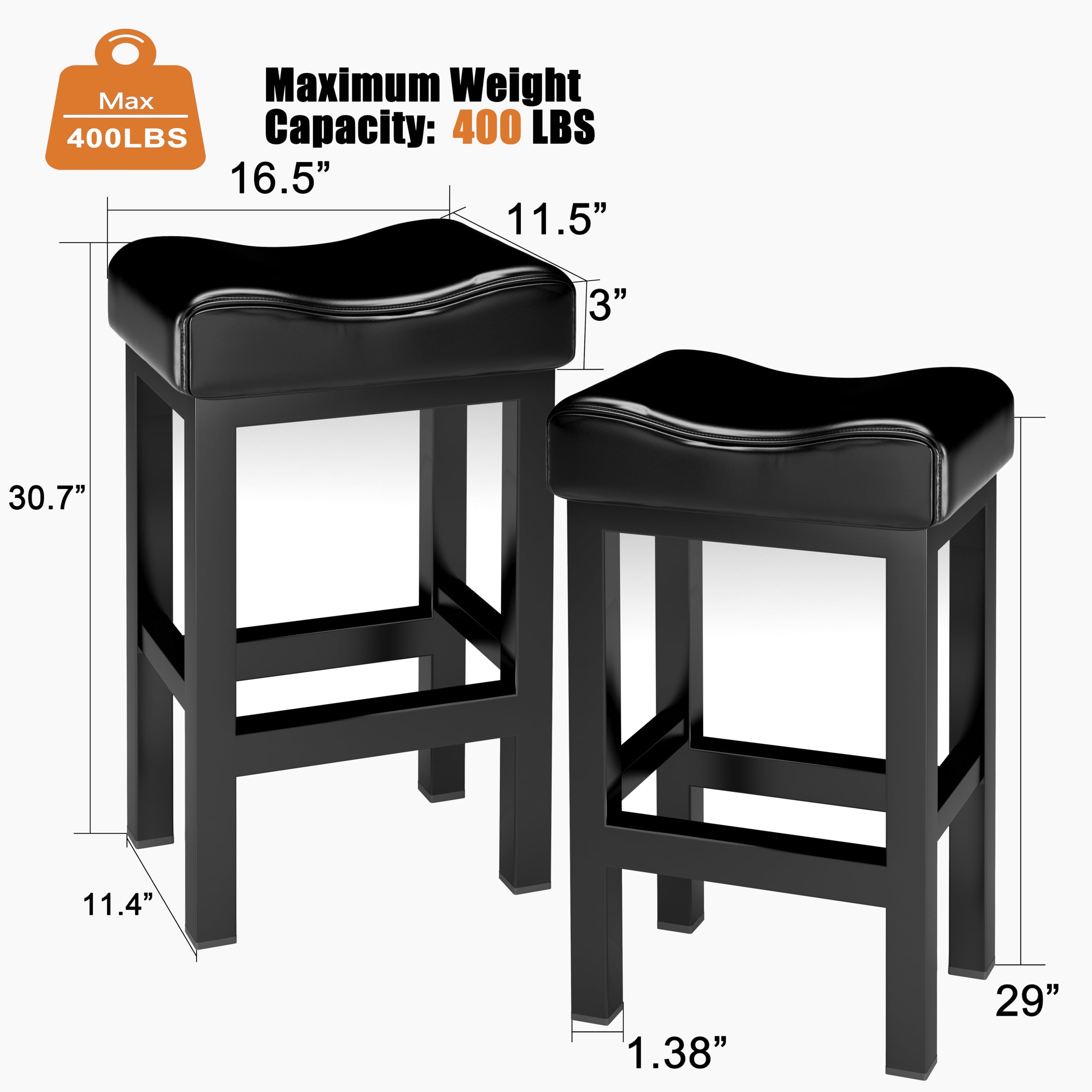 SANUMY heavy-duty metal base delivers stable support on varied flooring