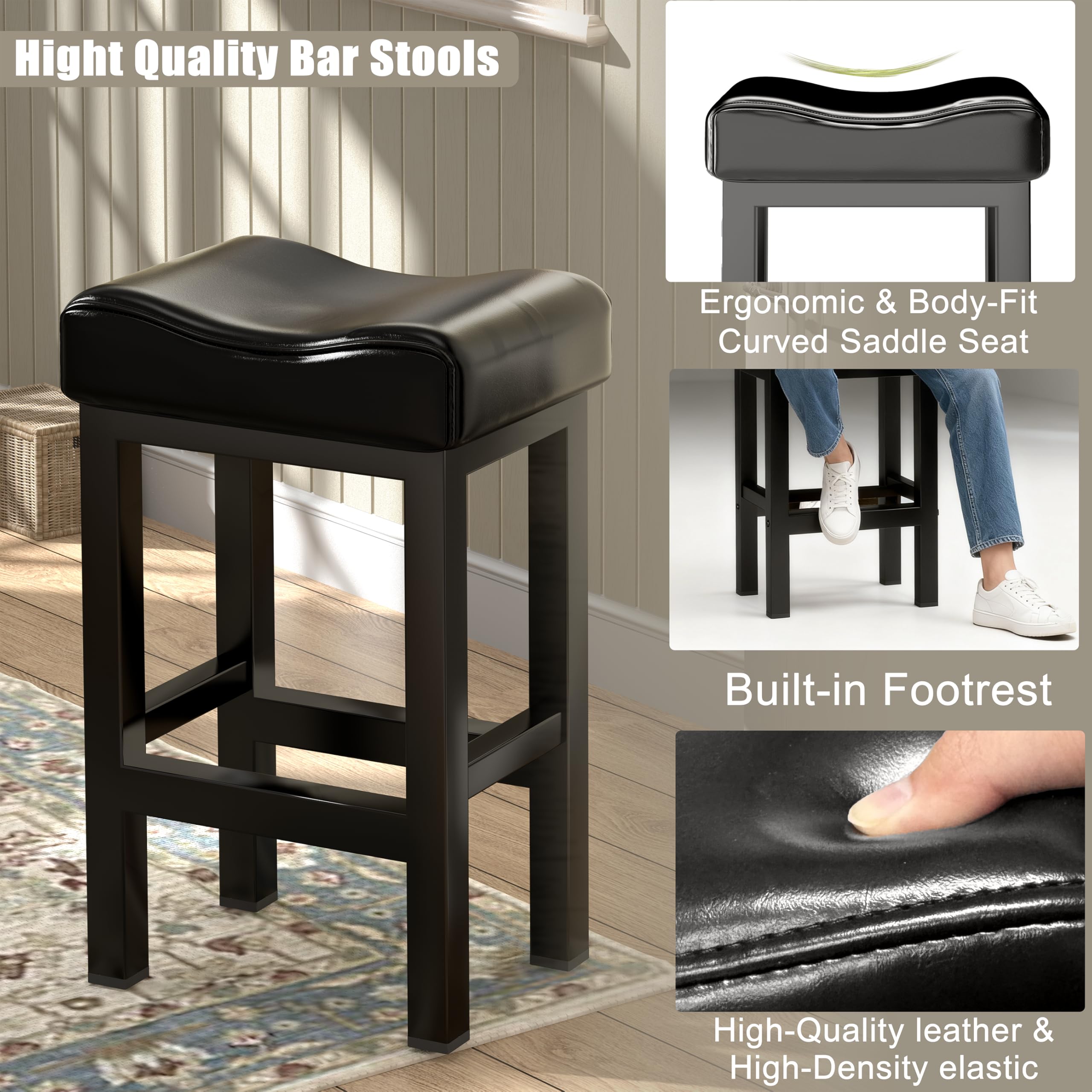 SANUMY ergonomic saddle-seat design enhances comfort during meals and socializing