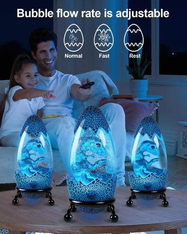 SANZHIGUO Dinosaur Egg Lamp remote-control convenience for easy color changes