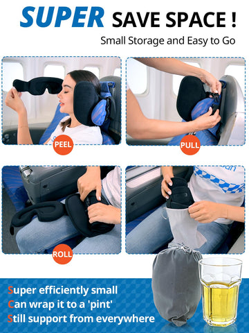 SARISUN travel essential for long flights and road trips