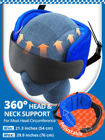 SARISUN compact travel pillow fits easily in a side pocket.