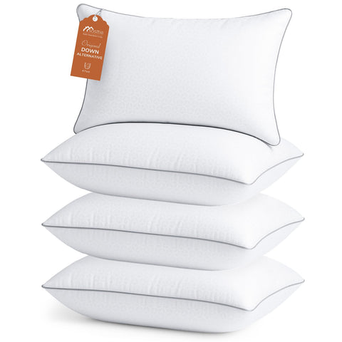Sasttie firm king pillow with embossed geometric pattern for hotel-style sleep