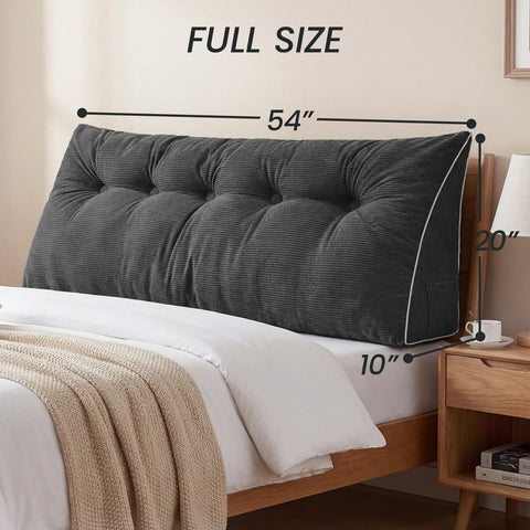 Sasttie headboard pillow full on sofa as back rest