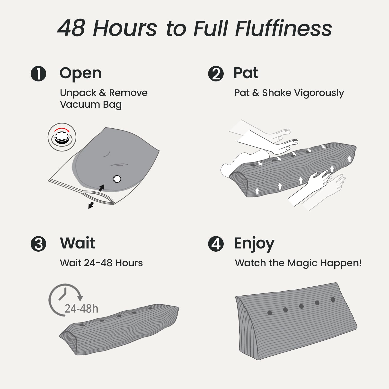 Sasttie headboard pillow side pockets keep essentials nearby.