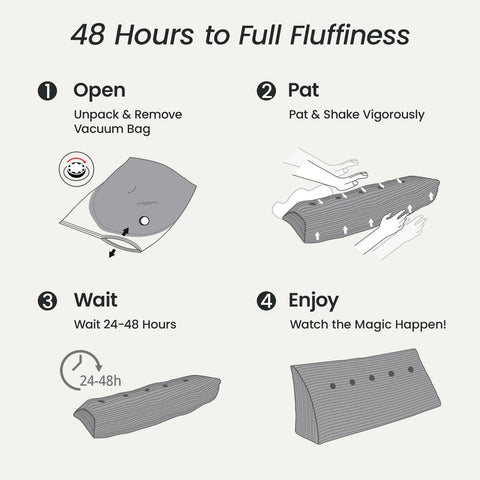 Sasttie headboard pillow side pockets keep essentials nearby.