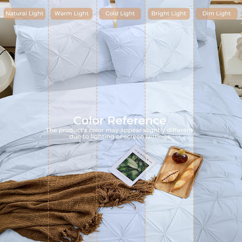 Sasttie Queen Comforter Set care-ready design resists fading and shrinking.