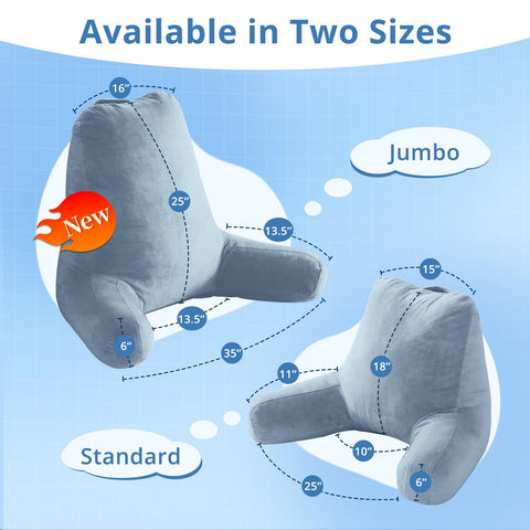 Sasttie reading pillow with arm support for relaxed reading