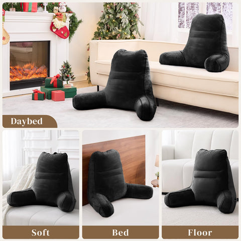 Sasttie Reading Pillow is ideal for bed relaxation and reading sessions.