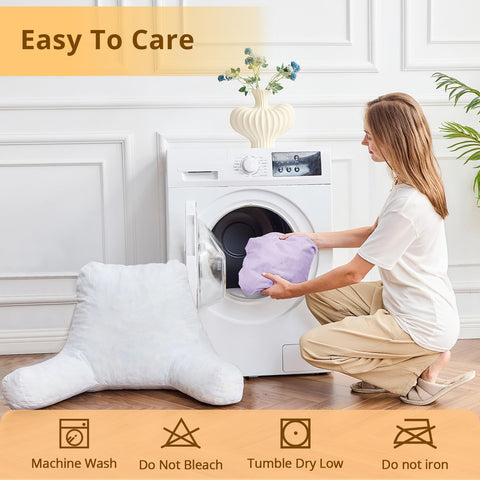 Sasttie portable reading pillow with handle for easy transport