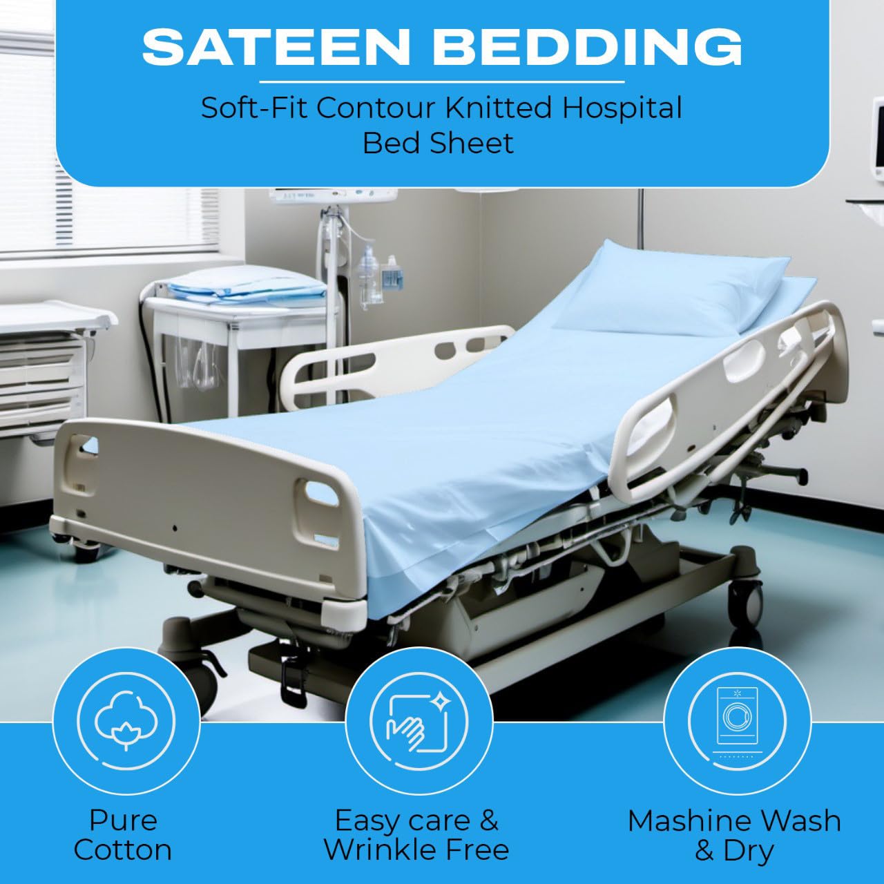 SATEEN BEDDING STORE pillow cover 20x30 keeps sleeping set neat and comfy