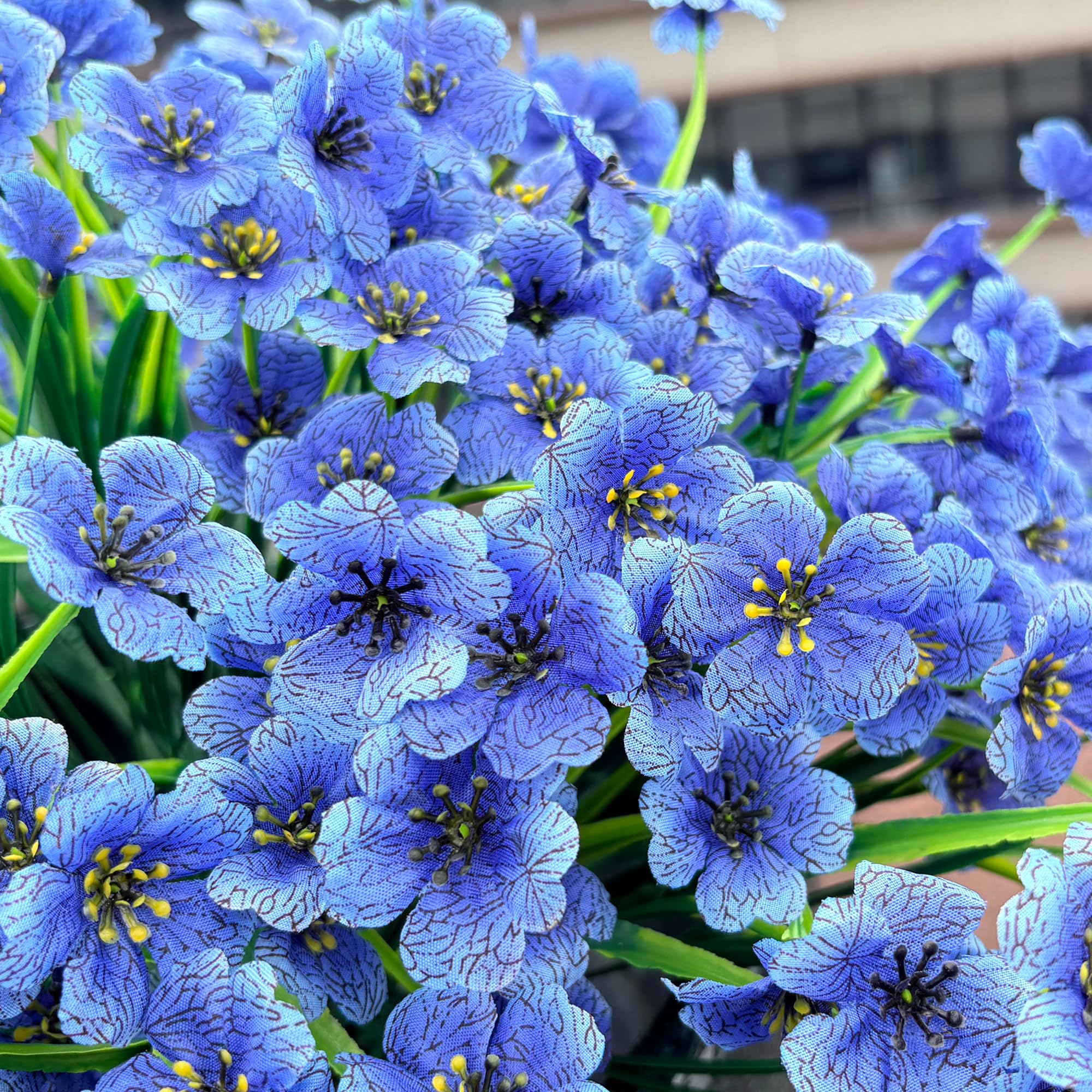 Satefello blue spring and summer decor idea for balconies and patios.
