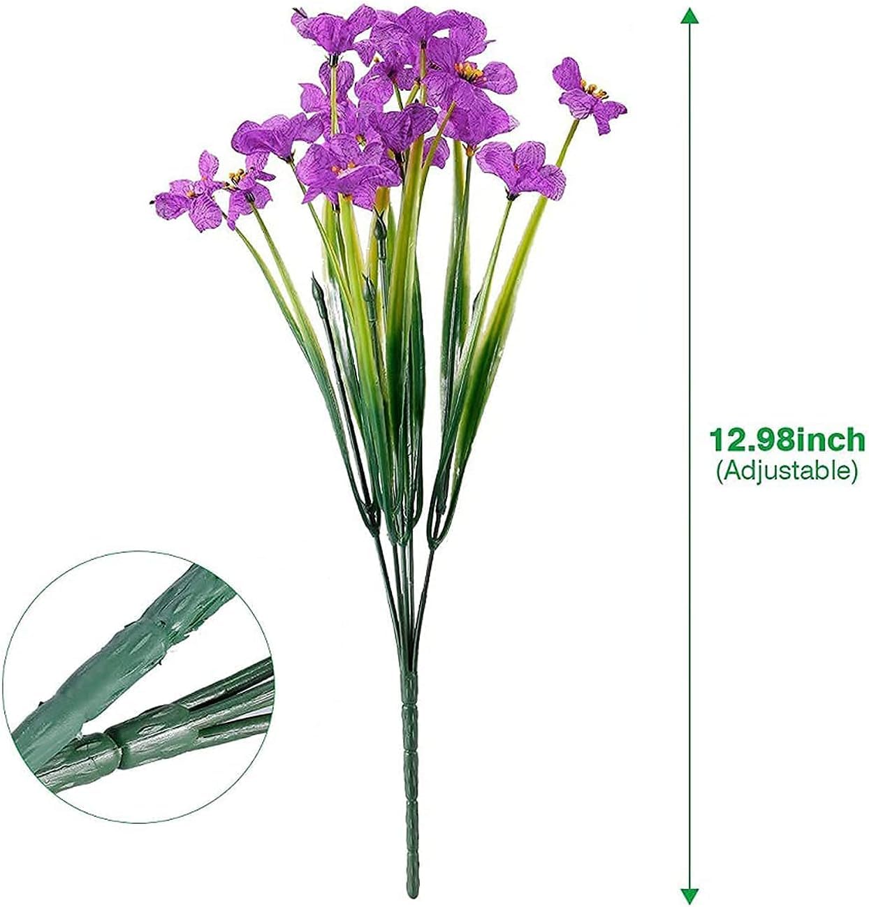 Satefello UV-stable blooms brighten a patio display.