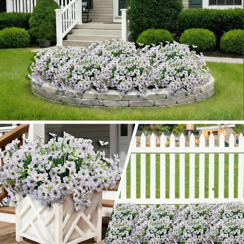 Satefello front-porch-yard flower bundles stay colorful through seasons.