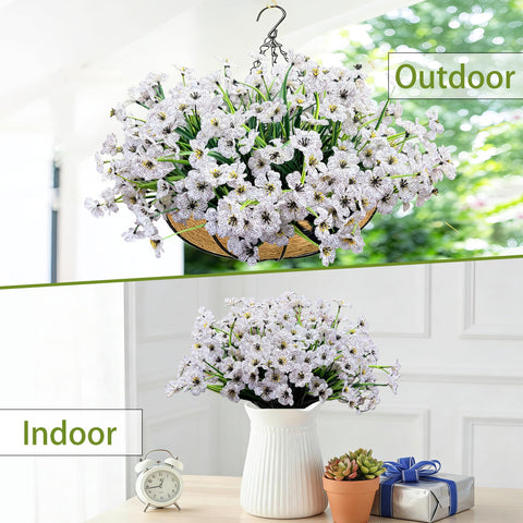 Satefello hanging-basket flowers bundle creates instant decorative impact.