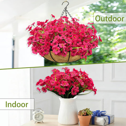 Satefello sun-safe plastic stems resist fading outdoors