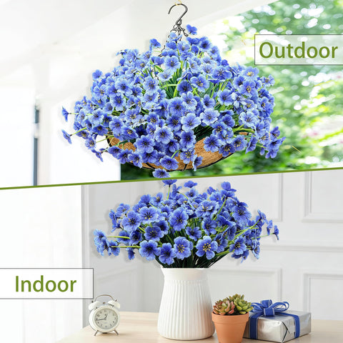 Satefello UV resistant plastic stems keep flowers looking fresh longer.